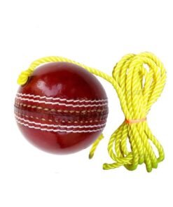 Toyshine Cricket Hanging Ball For Shot Practice, (Leather, tp, Red)