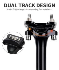Alternative view of GROIC Bike Seat Posts Bike Suspension Seatpost 31.6mm Alumium Adjustable Seatpost for MTB Road Bike Mountain Bike Fixed Bike Seatpost,Shock Absorber Damper Seat Post ,Bicycle Accessories