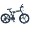 Roadeo Bikes Rocco Folding Bicycle | Foldable Cycle for Adults with Disk Brake | 18 Speed Shimano Gears | Suspension Fork
