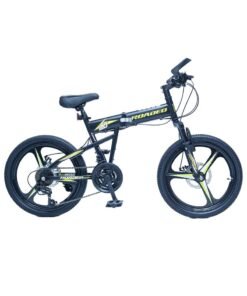 Roadeo Bikes Rocco Folding Bicycle | Foldable Cycle for Adults with Disk Brake | 18 Speed Shimano Gears | Suspension Fork
