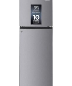 SUPER GENERAL 410L Gross &333L Net Capacity Top Mount Double Door Refrigerator with Dual Inverter Compressor, Total No Frost and LED Lighting SGR415IE Inox