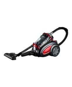 KENWOOD Bagless Canister Vacuum Cleaner, Dust Container Capacity, Speed Control, Cleanable HEPA Filter, Anti Bacteria, 3.5 L 2200 W VBP80 Black/Red/Silver