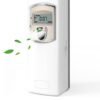 Barakah Automatic Air Freshener Spray Dispenser, LCD Fragrance Dispenser, Programmable Aerosol Spray Dispenser, Wall Mount/Free Standing Timing Spray, for Bathroom, Hotel, Office, Commercial Place White