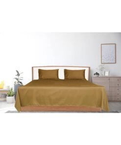 Hotel Linen Klub 2-Piece Single Bed Sheet Set - Bronze