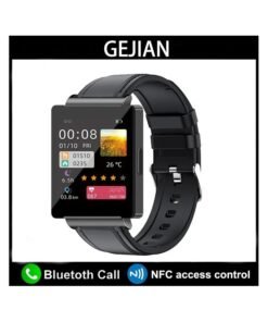 gejian NFC Smart Watch Men Women 1.85 Full Touch Screen Waterproof Sports Fitness Bracelet Bluetooth Call Smartwatch