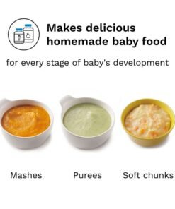 Alternative view of Baby Brezza One Step Baby Food Maker Deluxe – Auto shut Off, Dishwasher Safe Cooker and Blender to Steam + Puree Organic Food for Infants + Toddlers - Set of 3 Pouches + 3 Funnels