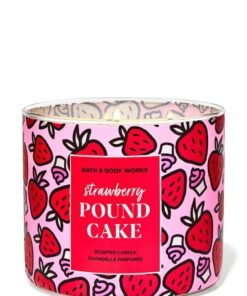 Bath & Body Works Strawberry Pound Cake 3-Wick Candle