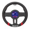 Sparco Steering Wheel Cover - Red Stripes