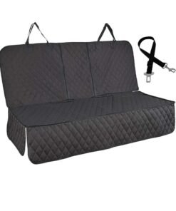 KYD Dog Car Cover for Back Seat Cover Protector Waterproof Dog Seat Covers for Cars, Car Seat Protector for Dogs with 1 Dog Seat Belt, Nonslip Back Seat Cover for Kids, Trucks & SUV