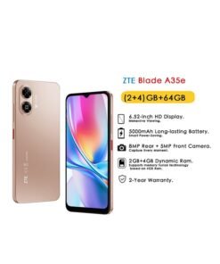 ZTE Blade A35e Dual SIM Coral Pink 2GB+4GB RAM 64GB 4G - Middle East Version