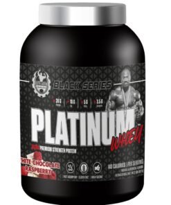 DEXTER JACKSON Black Series Platinum Whey - Ultra Premium Strength Whey & Isolate Protein -White Chocolate Raspberry, 2lbs