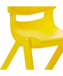 Cosmoplast Plastic Junior Deluxe Chair 38 x 32 x 53cm- (Yellow) Yellow 38 x 32 x 53cm