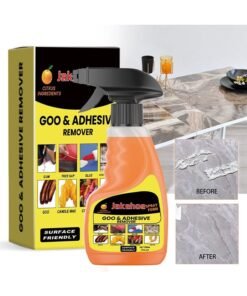 Jakehoe Goo & Adhesive Remover,Glue Remover Spray, Adhesive Remover for Cars, Glue Removal Liquid Tape Remover Sticker Lifter, Safe Adhesive Remover Multifunctional Glue Remover for Car Interiors Removes Residue Labels Decals 120ml
