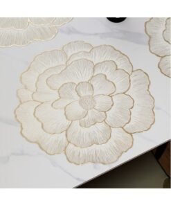 2 pieces of placemats heat-proof, waterproof and oil-proof pvc washable insulation pads hotel restaurant table mats