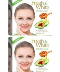fresh & white Beauty Cream For Whitening Face & Body With Avocado & Honey 30 g 2 Pcs