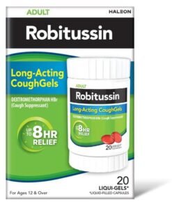 Robitussin 8 Hour Liqui-gels Cough, Adult Formula - 20 count Liqui-Gels
