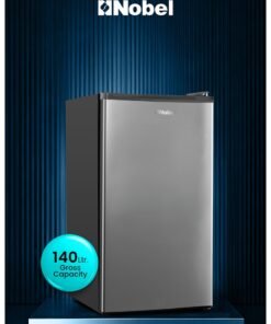 NOBEL 140L Gross Capacity Single Door Defrost Refrigerator, Energy Efficient, Manual Temperature Control, R600a Refrigerant, LED Light, Dark Silver - NR150S 171.55 kW NR150S Dark silver