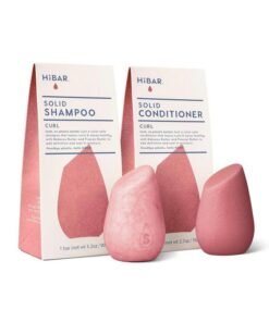 HiBAR Curl Shampoo And Conditioner Set Bar Shampoo And Conditioner For Hair Formulated For Textured Hair Ph Balanced Soapfree Plasticfree Packaging For Ecoconscious Consumers Travel Size