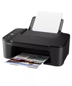 Canon PIXMA TS3720 Wireless Inkjet All-in-One Printer, 7.7 (black) / 4.0 (colour) Images Per Minute, 60-Sheet Capacity, 1.5" Segment LCD Screen, Chromebook compatible, Dual Band Wi-Fi, TS3720 Black