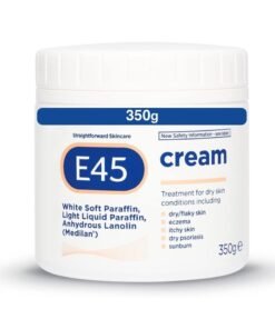 e45 Moisturizing Cream For Dry Skin Conditions Dermatological, Eczema , sunburn, Itchy Skin Treatment Cream 350 grams