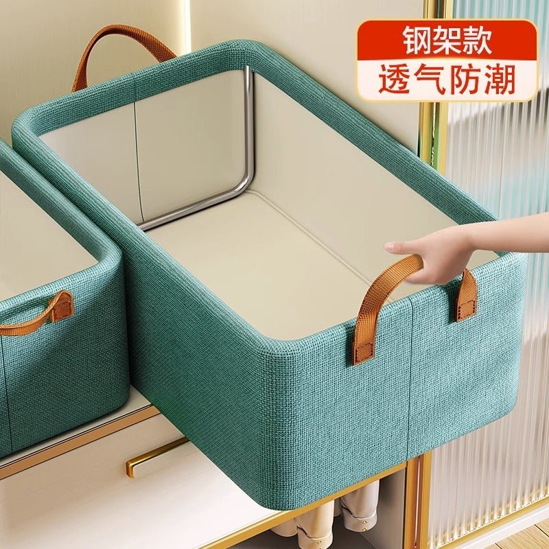 Japanese Style Large Capacity Foldable Thickened Clothes Storage Box Bedroom Clothes Storage And Finishing Clothes Storage Box