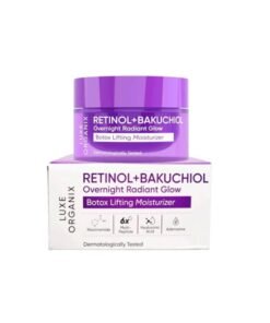 Luxe Organix Retinol + Bakuchiol Overnight Radiant Glow Botox Lifting Moisturizer 50gram