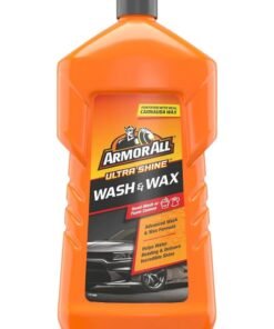 ARMOR ALL Car Wash And Wax, 1 Litre, High Gloss Finish With Dual Action Formula To Save Time, 1 Piece