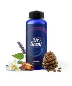 Dr Scent Breeze of Joy Amber Diffuser Aroma Oil – Patchouli, Amber & Vanilla with Cedar Wood Notes – Perfect for Home, Office, Gym & School – Made in the UK (500ml)
