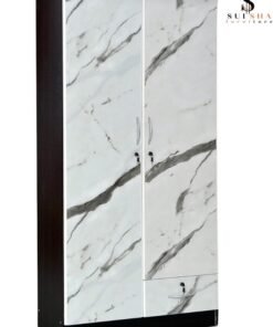 SULSHA 2 Door Wooden Wardrobe Cabinet Cupboard Engineered Wood Perfect Modern Stylish Heavy Duty