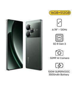 realme GT6 Dual SIM Razor Green 16+12GB RAM 512GB 5G - Middle East Version
