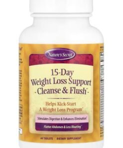 Nature's Secret, 15-Day Weight Loss Support, Cleanse & Flush®, 60 Tablets