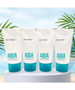 Old Tree Aqua Hotel Toiletries kit (Set of 25 - Total 100 Tubes) 30ml each | Shampoo, Conditioner, Bath Gel, Moisturizer Combo for Hotel Room, Guest House, Marriage Hall and Hospital