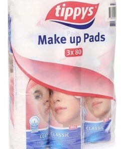 Tippys Cotton Make Up Pads Duo-Soft/pack of 3