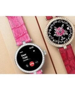 Haino Teko Stylish Smart Watch RW-21 for Girls and Women | Bluetooth Call, Fitness Tracker, Heart Rate Monitor, Sleep Tracker, IP68 Waterproof, 1.7-inch HD Display, Interchangeable Straps, Compatible with iPhone & Android