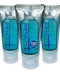 Freshscent Shampoo 1oz 100 Tube Case Hotel Travel Size Bulk Amenities and Toiletries for Hospitality