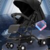 HaveDream Baby Stroller, Uv Protection Ultra-Light, Portable, Foldable, Can Sit Or Lie Down, Baby Stroller With Umbrella (Black)