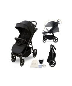 neobreez TETRA Ultra-Compact Lightweight Travel All-Terrain Toddler Baby Stroller, Baby Trolley Pushchair Buggy W/Cup Holder, One Hand Fold Deep&Wide Seat, Waterproof UPF 50+ Canopy, 0-4yrs,  22kg, 3yrs Warranty