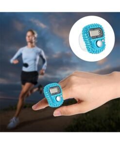 HY 4 Pcs Finger Counters - 5 Digital LED Electronic Finger Counter, Mechanical Manual Clicker Number Lap Tracker Tally Counter with Bling Design Mini Ring Stick Counter Multicolour - Image 5