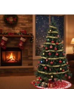 Y&D Artificial Christmas Tree with Stand,Easy Assembly, store parties, family holiday decorations and more
