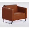 Mahmayi 2850 Single Seater PU Sofa - Chocolate Brown