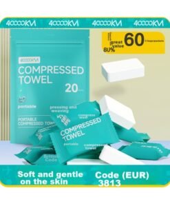 Forty thousand kilometers 40,000 Km Disposable Compressed Towels 60 Pieces Extra Large Thick Face Towels Individually Wrapped Hotel Disposable Travel Supplies