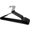 Feelings Metal Hanger PVC Coated Black 12Pcs Set 40Cm