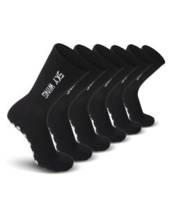 SKY WING Soccer Socks for Men & Women  Knee High Football & Softball Sports Wicking Non-Slip Athletic Long Socks 1/2/3/4 Pairs