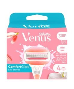 Venus Gillette Spa Breeze Women's Razor Blade Refills 4 Count