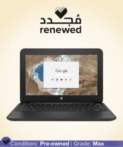 HP Renewed - Chromebook G5 Laptop With 11.6-Inch Display, Intel Celeron/4GB RAM/16GB eMMC/Chrome OS English Black