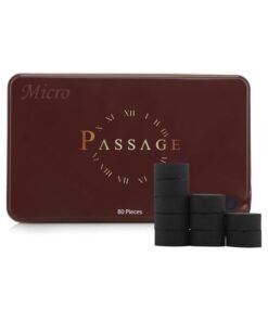 Passage Charcoal Premium Bakhoor/Oud Quick Lighting Micro/Mini Briquets (80 Pieces) | Ideal for Incense 27mm, 35-min Burning Time