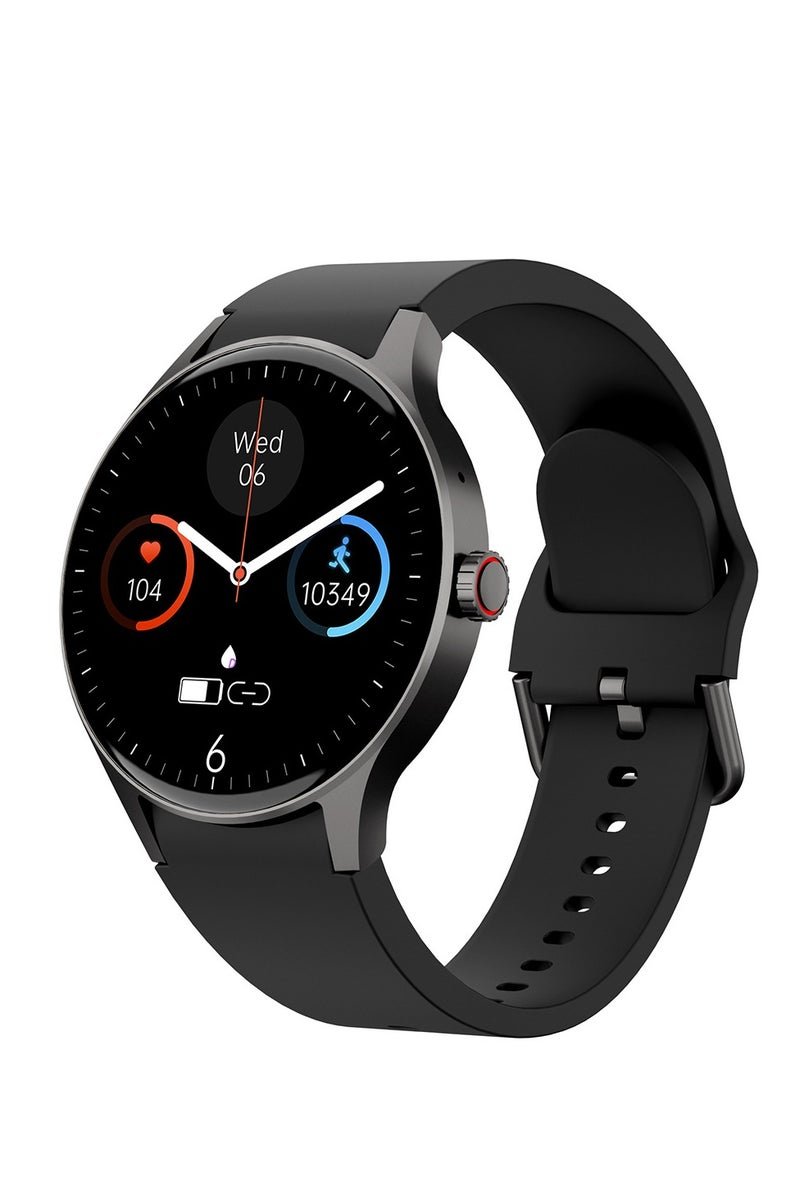 1.43-inch AMOLED Bluetooth-compatible Call Smart Watch Multi-Sports Modes Fitness Bracelet with Health Monitoring Black