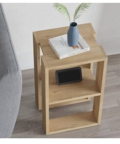 MODERN HOME End Table for Living Room & Bedroom – 30×30×55 cm Modern Side Table - Image 3