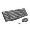 HP CS10 Wireless Keyboard & Mouse Combo, Ergonomic Design and Silent Typing Keys, Black
