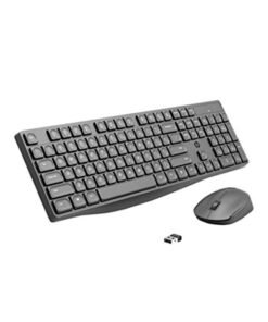 HP CS10 Wireless Keyboard & Mouse Combo, Ergonomic Design and Silent Typing Keys, Black